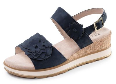 ELENA EDEN, leichte Damen-Sandaletten, Weite G, mit Klettverschluss 