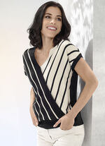 Pulli in weicher Qualität SCHWARZ-BEIGE