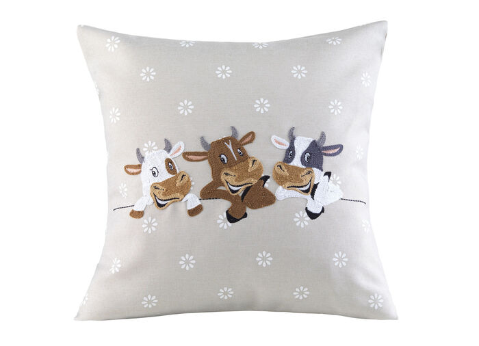 Tischdecke mit aufwendiger Stickerei ECRU