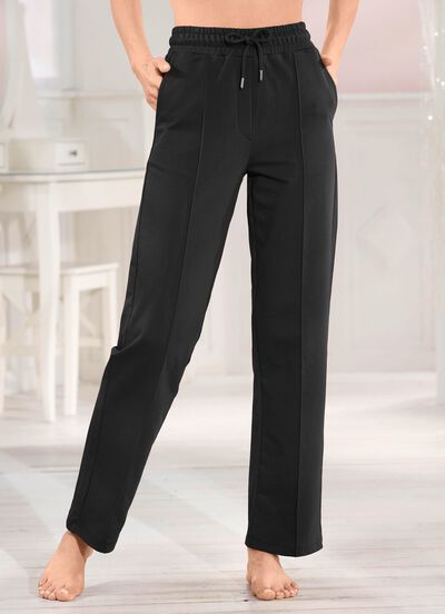 Bequeme Hose mit breitem Dehnbund 