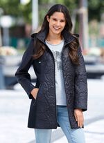 Jacke im angesagten Materialmix 