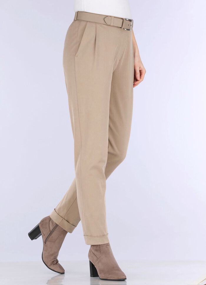 Kn&ouml;chellange Hose in Schlupfform 