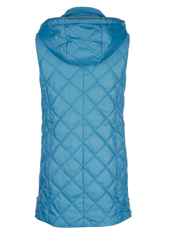 Steppweste mit dekorativem Zierband 