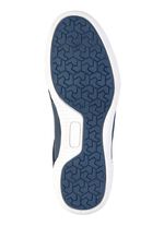 Sneaker mit elastischem Schnellschn&uuml;rsystem mit Stopper BLAU-COGNAC