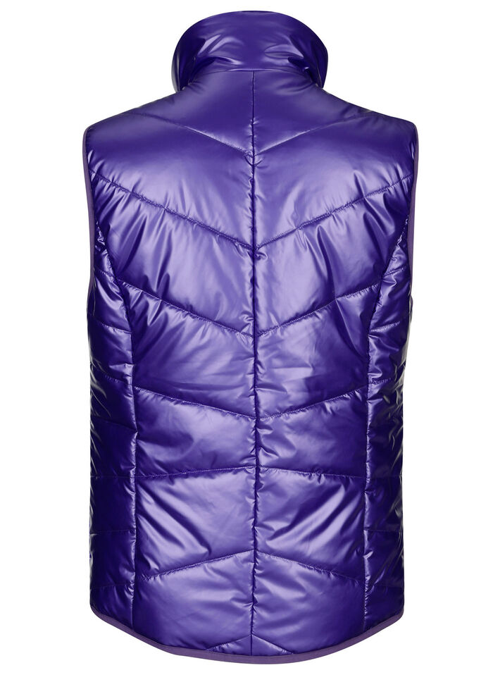 Weste in Metallic-Optik 