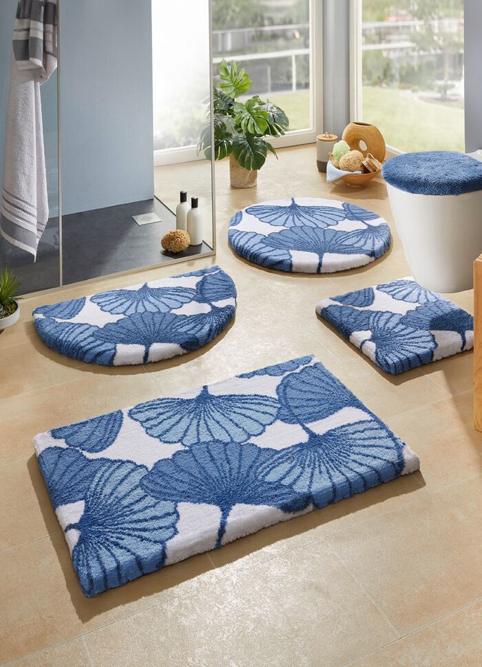 Badgarnitur mit Ginkgobl&auml;tter-Motiv 