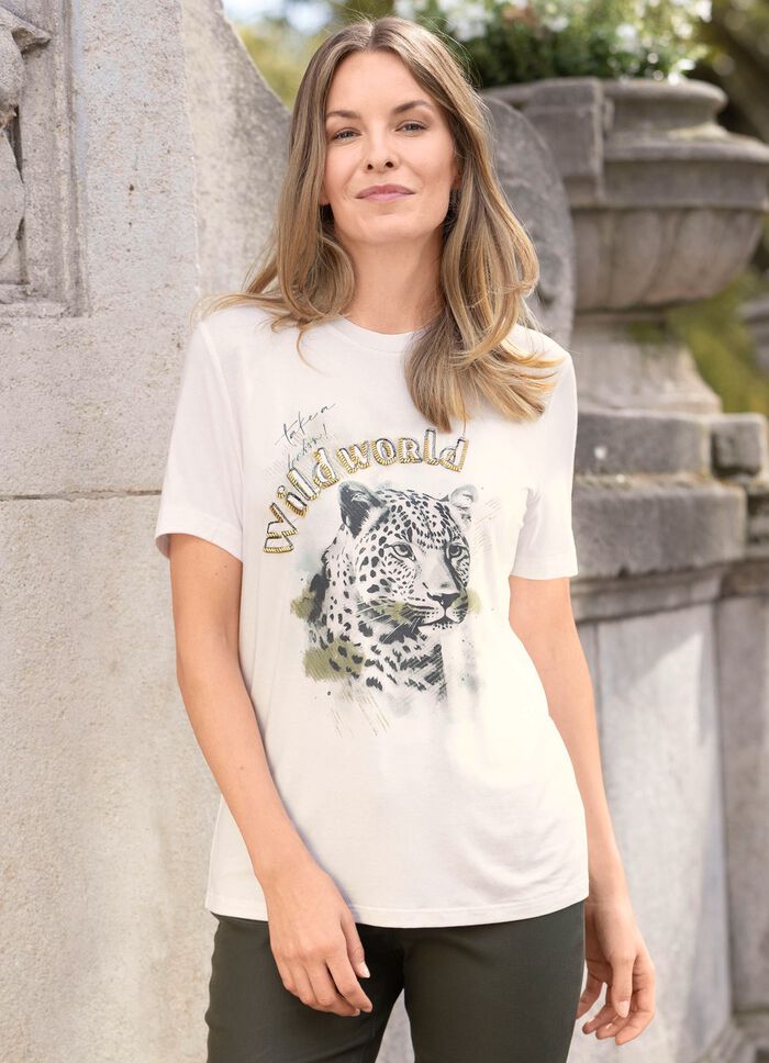 Shirt mit rundem Halsausschnitt 