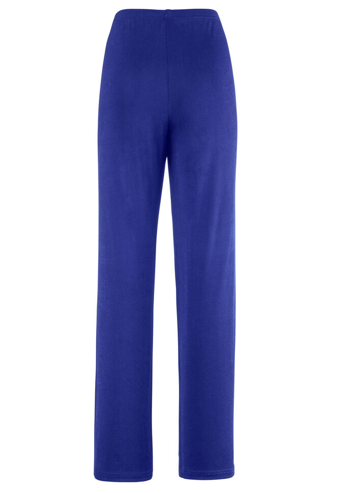 Hose mit edlem Glanz in Extra-Kurzgrößen ROYALBLAU