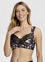 Miss Mary BH mit farbharmonischem Floraldessin SCHWARZ-BUNT