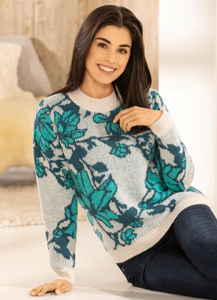 Pullover in Jacquard-Dessin 