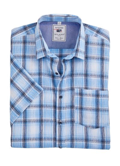 Kariertes Hemd von "Milano Italy" in 3 Farben 