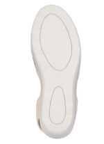 Sommerliche Damen-Sandalen, Weite G, mit Elastikbändchen BEIGE