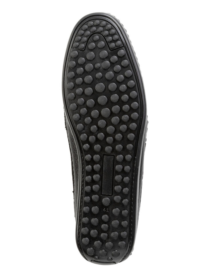 GINO GALANTE, leichte Herren-Slipper, mit Gummizug SCHWARZ