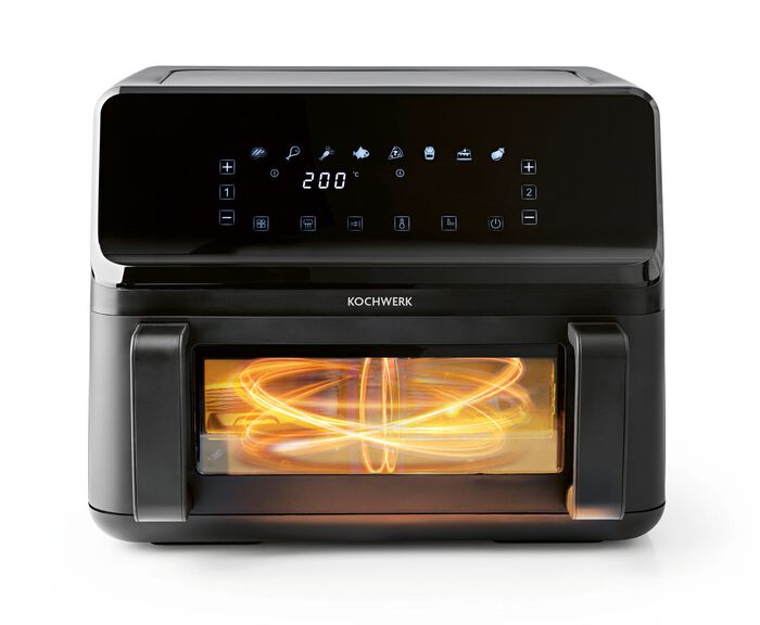 Digitale Hei&szlig;luftfritteuse mit Touchdisplay CREME