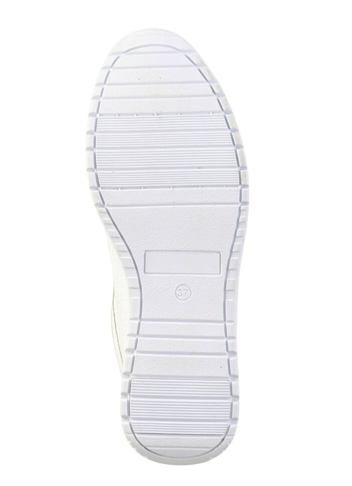 ELENA EDEN, komfortable Damen-Sneaker, Weite G, mit herausnehmbarem Fu&szlig;bett WEISS