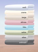 Jersey-Stretch-Elasthan-Spannbettt&uuml;cher Deluxe in hochwertiger Qualit&auml;t 