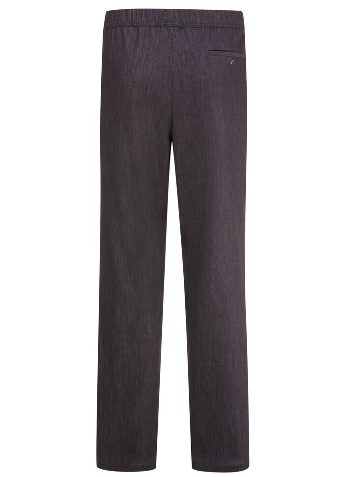 "Klaus Modelle"-Edel-Schlupfjeans mit Gummibund in 2 Farben ANTHRAZIT