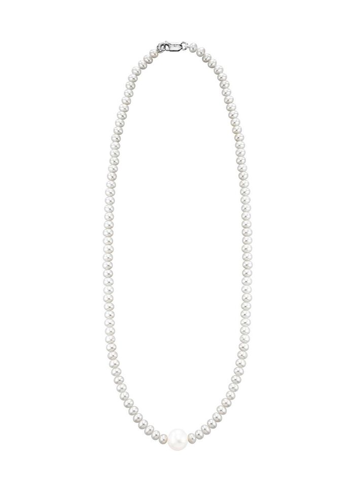 Schicke Halskette mit S&uuml;&szlig;wasser-Zuchtperlen 