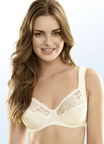 Viania Zweierpack Bügel-BH mit Elastikspitze SEKT