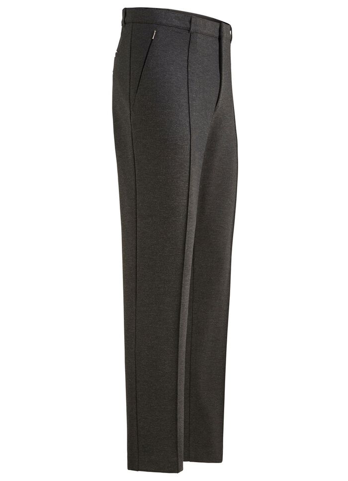  Modische "Klaus Modelle"-Hose mit Dehnbund in 4 Farben ANTHRAZIT MELIERT