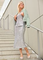 Rock mit funkelnden Pailetten  