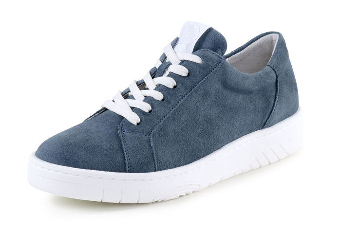 Waldläufer Sneaker aus bestem Veloursleder JEANS