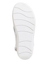 ELENA EDEN Sandale mit schwarzem, gepolstertem Elastikeinsatz 