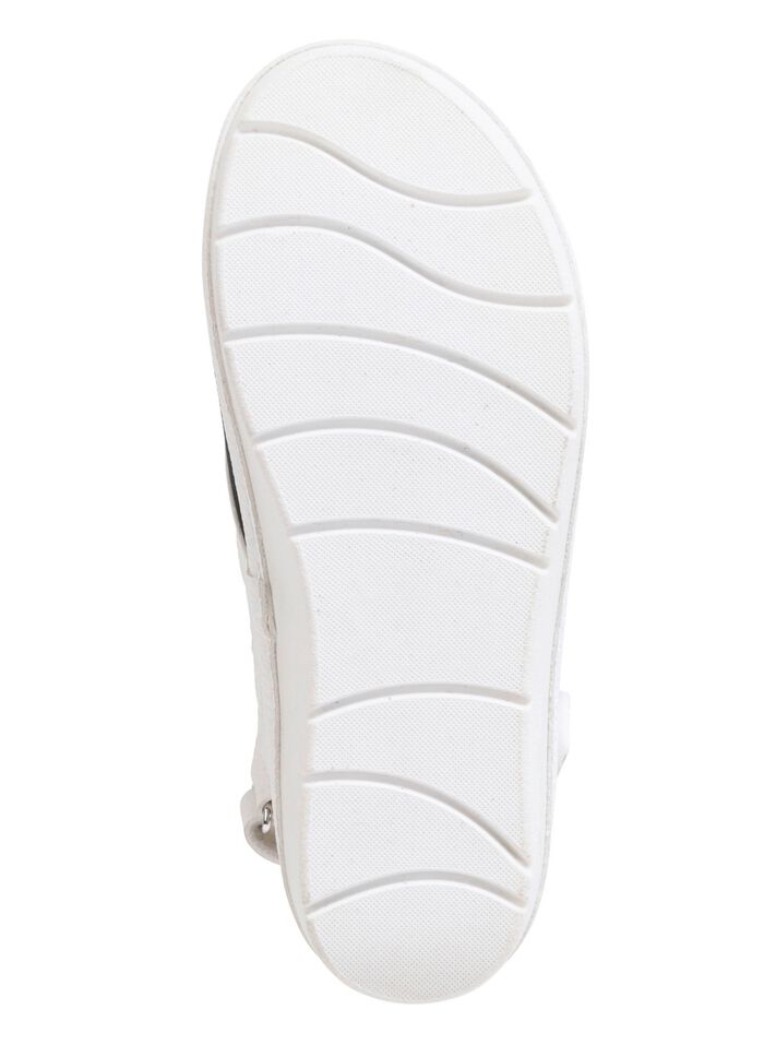 ELENA EDEN Sandale mit schwarzem, gepolstertem Elastikeinsatz 