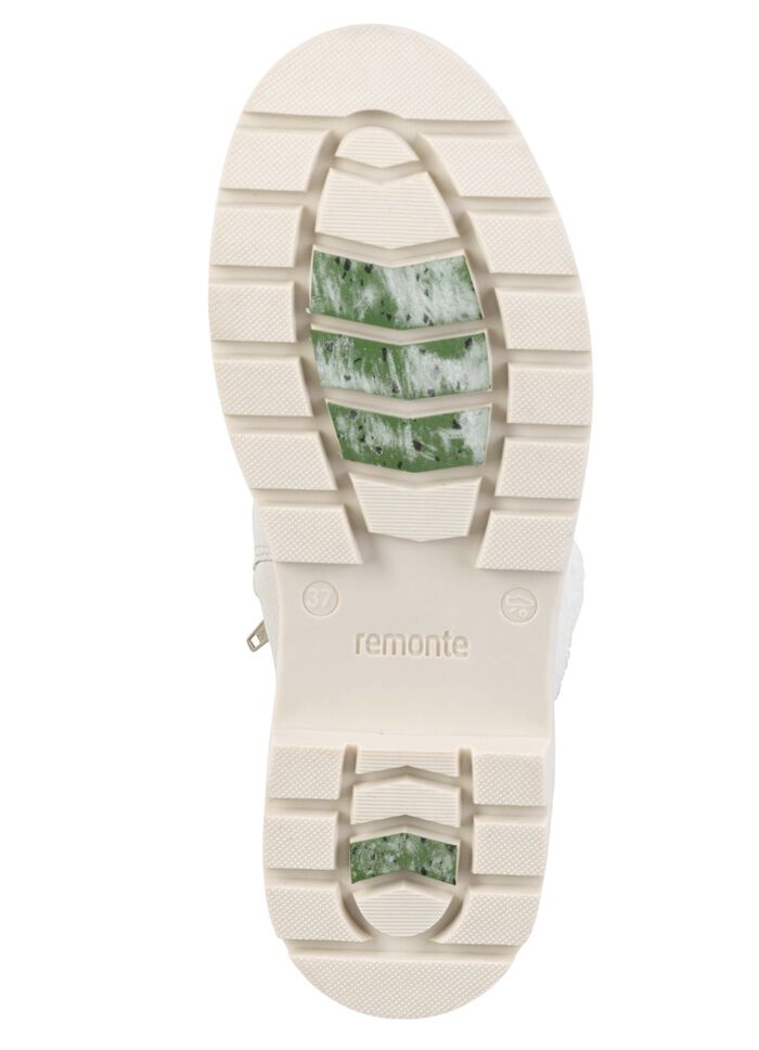 Remonte, gef&uuml;tterte Damen-Boots, Winterschuhe, Weite G, mit Rei&szlig;verschluss ECRU-BEIGE