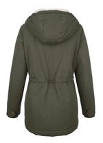 Funktionsjacke mit fester Kapuze 