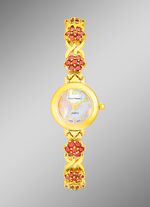 Auffallende Quartz-Damenuhr der Marke Pierre Chaubert 