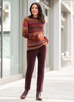 Samtweiche Hose in 5-Pocket-Form 