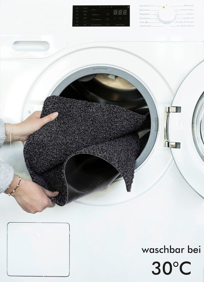 Waschbare Schmutzfangmatte f&uuml;r innen und au&szlig;en ANTHRAZIT