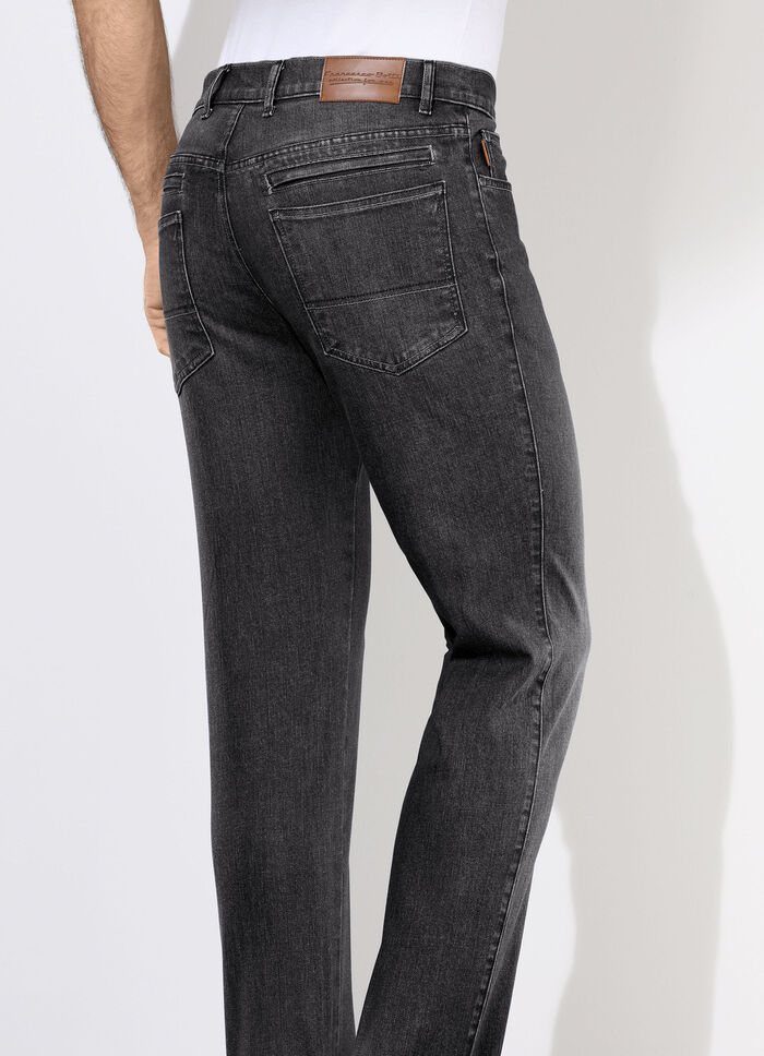 Jeans von "Francesco Botti" in 3 Farben ANTHRAZIT