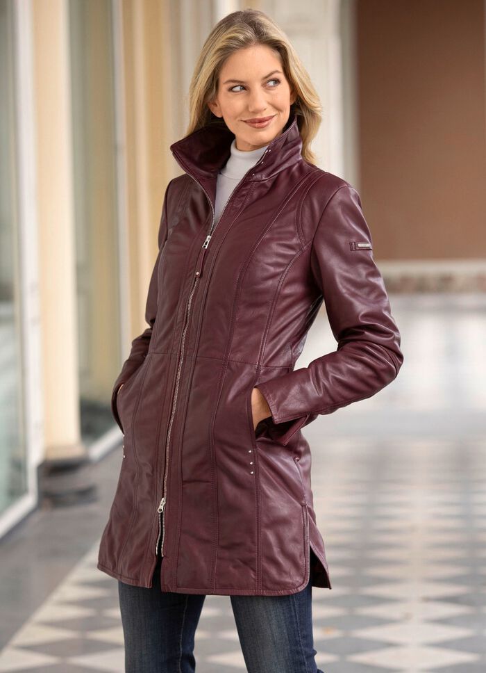 Lederkurzmantel von &bdquo;Cabrini&ldquo; 