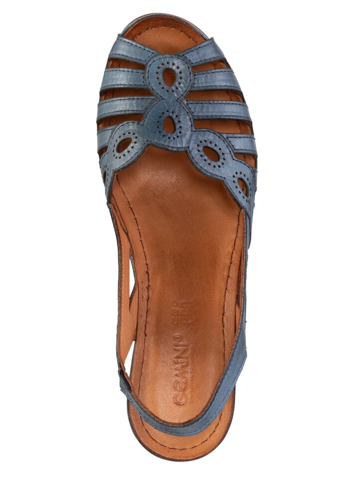Gemini, klassische Damen-Sandaletten, Weite G, aus Leder JEANS