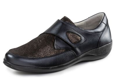 ELENA EDEN Klettschuh aus schimmerndem Nappaleder 