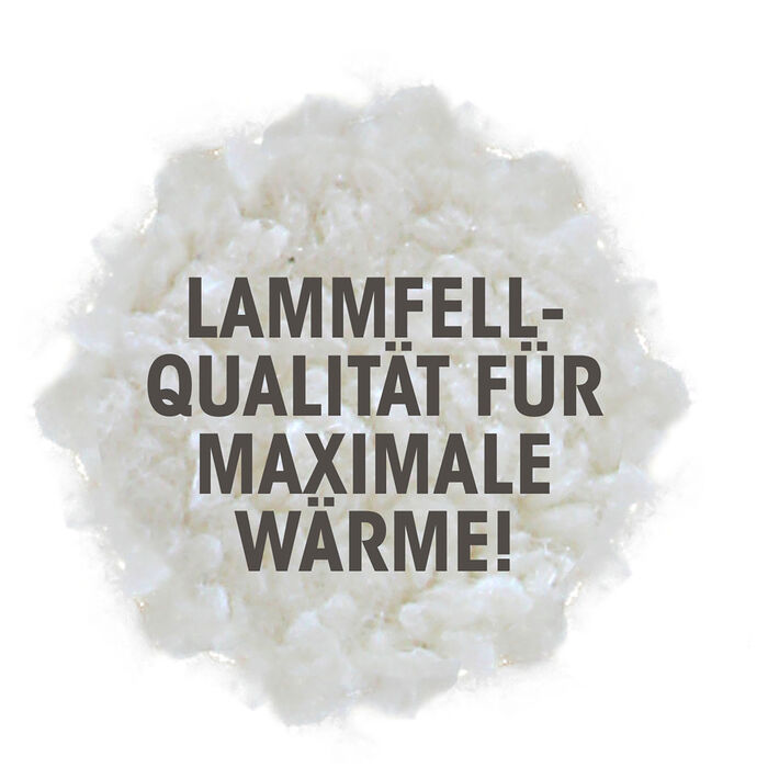 Plüsch-Hausschuhe in Wildleder-Optik BEIGE