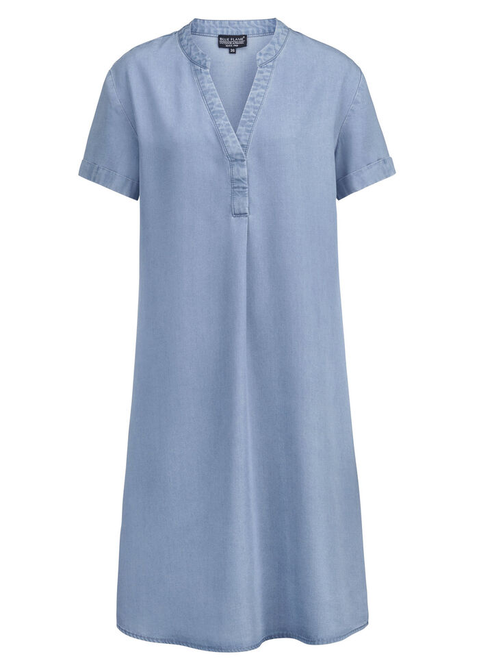 Jeans-Kleid in sommerlicher, leichter Qualität HELLBLAU