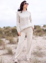 Cordhose mit modisch weitem Beinverlauf 