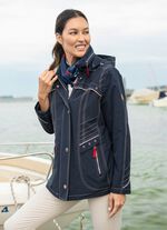 Funktionsjacke mit abnehmbarer Kapuze 