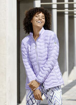 Funktionsjacke mit Wellenstepp LAVENDEL