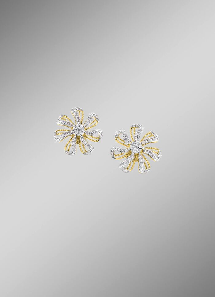 Filigrane Ohrstecker im Blumendesign 