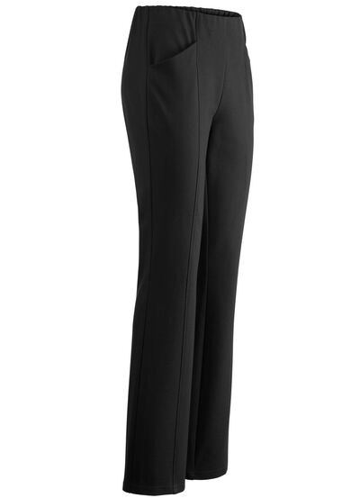 Jerseyhose mit ausgestellter Fu&szlig;weite 