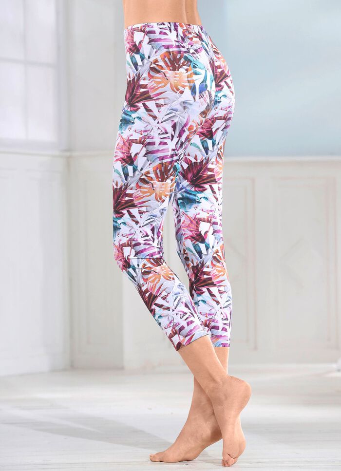 Laurina Leggings mit buntem Druckdessin 