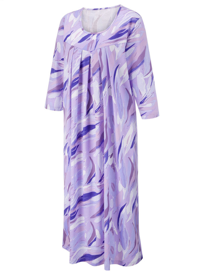 Kn&ouml;chellanges Nachthemd aus reiner Baumwolle  