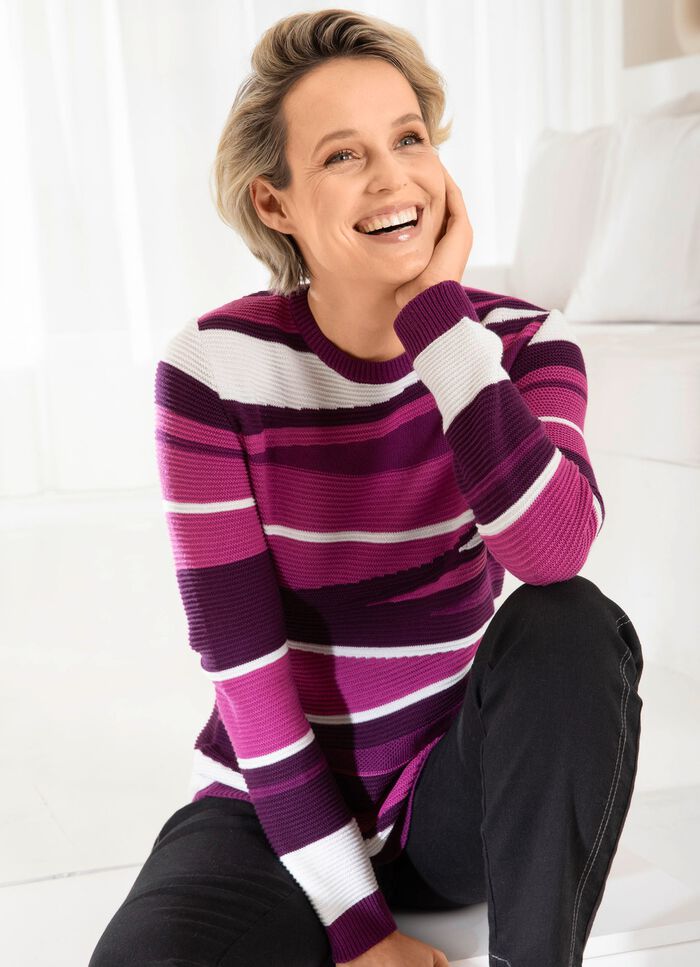 Pullover in edlem Mustermix 
