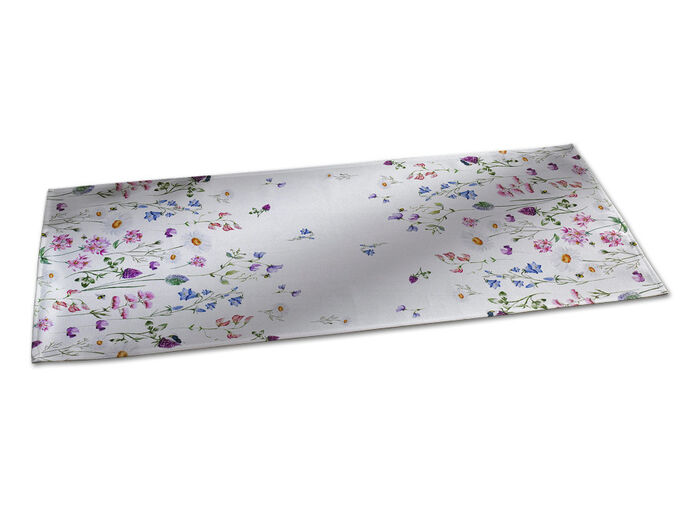 Tisch- und Raumdekoration mit Wiesenblumen-Dessin