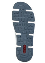 Rieker, bequeme Damen-Sneaker, Weite H, mit herausnehmbarem Fußbett HIMMELBLAU