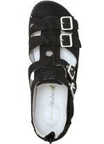 Waldl&auml;ufer Sandale mit verstellbaren Riemchen SCHWARZ